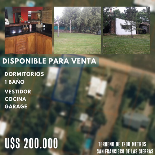 Casa En Venta En San Francisco De Las Sierras, Terreno De 1200 Metros