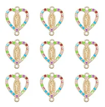 Comprar Conjunto De 30 Dijes De Virgen De Guadalupe Con Corazón Sagr