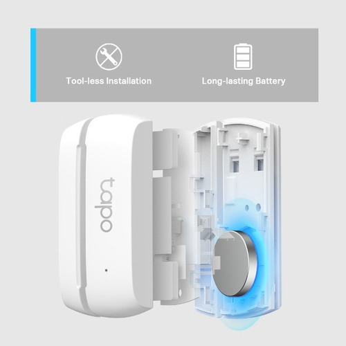 Sensor De Contacto Puerta O Ventana Tapo T110 Homekit Matter