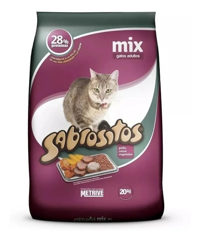 Sabrositos Gato Adulto Mix 20kg Universal Pets