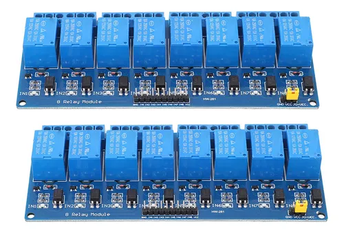 comprar Módulo De Control De Relé, Optoacoplador Plc De 8 Canales, 2