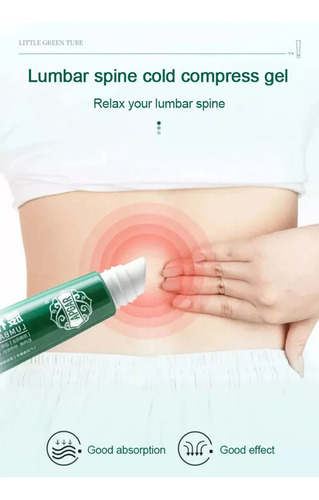 3 Unidades De Gel De Compresión En Frío Tipo Lumbar
