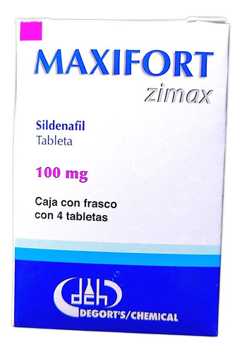 2 Maxifort Zimax 100 Mg 4 Tabletas | Degorts Chemicals