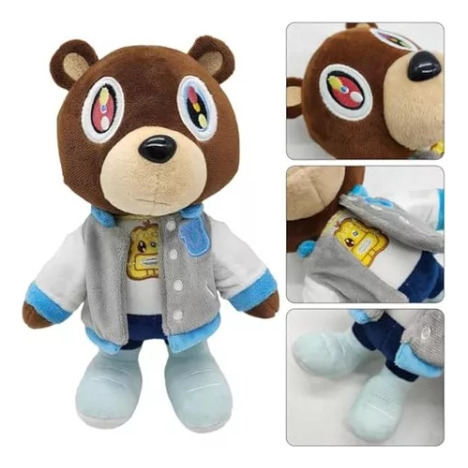 Lindo Juguete De Peluche De Oso Kanye Regalo 1kit