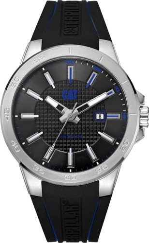 Reloj Cat Stealth Negro/azul Hombre, Caja De 1.732 In (cc.14