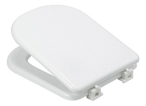 Imagen 2 de 10 de Tapa De Inodoro Polipropileno Blanco Bari Tkwp-b Baño