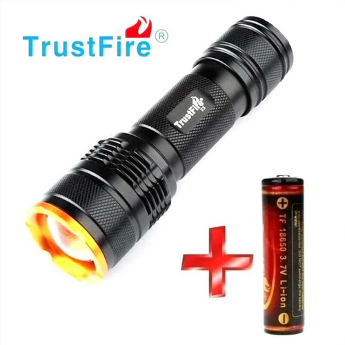 Pack Linterna Zoom Trustfire Z3 Led Xm-l2 + 18650 3000mah