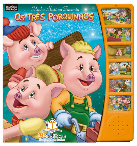 Minha história favorita: Os três porquinhos, de Klein, Cristina. Blu Editora Ltda em português, 2015