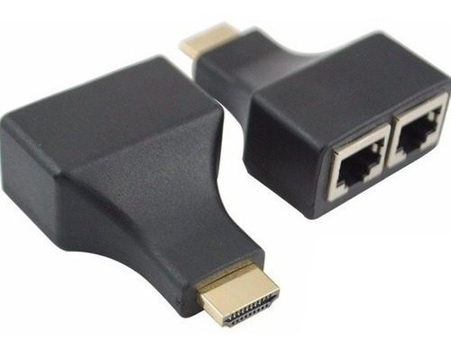 Adaptador Extensor Hdmi Utp Red Hasta 30mts 