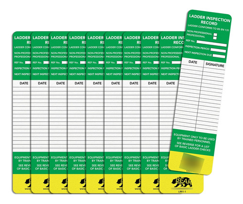 Beartools Registro Inspeccion Escalera Resistente Intemperie