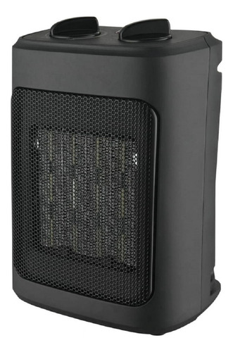 Calentador De Espacio Eléctrico De Cerámica 1500w Max Color Negro