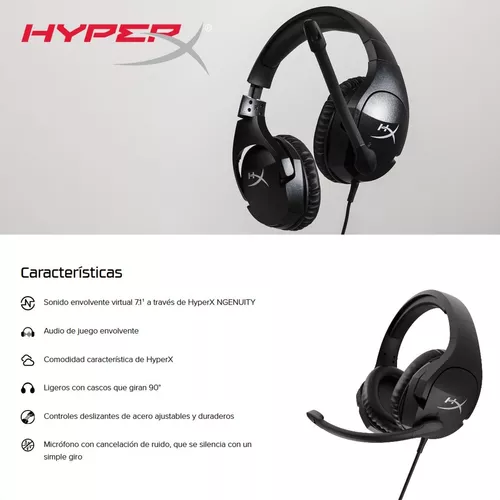 Auriculares de diadema con cable para graves con controlador de 50 mm, -  VIRTUAL MUEBLES