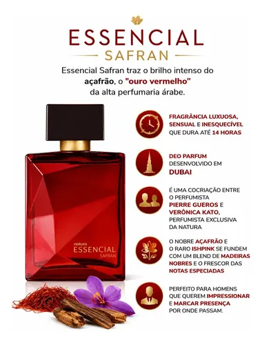 Natura Essencial Safran Masculino 100ml