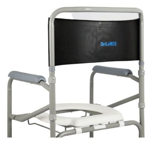 Imagem 4 de 5 de Cadeira De Banho Hospitalar Dobravel P/ 100 Kg D40 Dellamed