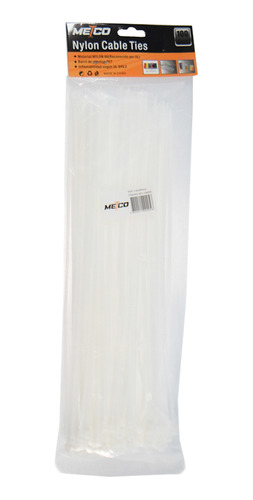 Tirrap 4,8 X 400 Mm Blanco (paquete 100 Unds)