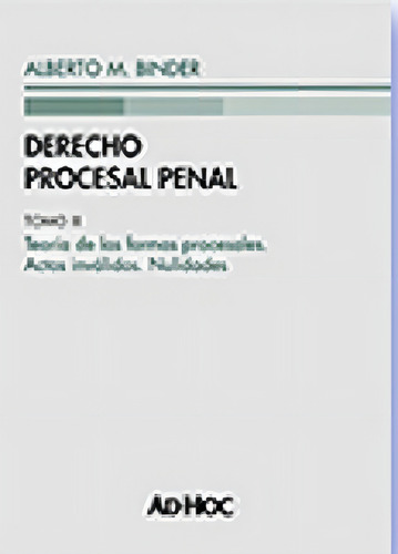 Alberto Binder / Derecho Procesal Penal, Tomo 3 (rúst.)