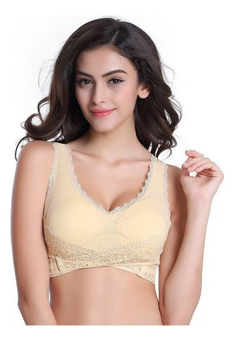 Paquete 6 Comfy Bra / Brassier Push Up Con Tirantes Cruzado