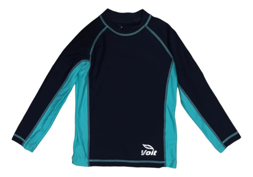 Playera Voit Protección Solar Upf50+ Azul Para Niños 82072