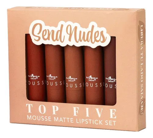 comprar Italia Deluxe Mousse Matte Color Send nudes Caja De 5 Labiales