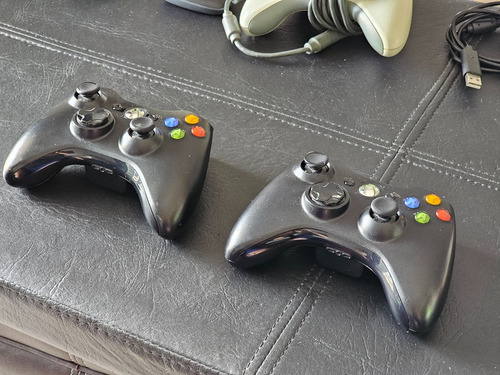 Imagen 3 de 3 de Joysticks Microsoft Xbox 360 Inalambricos + Receptor Pc