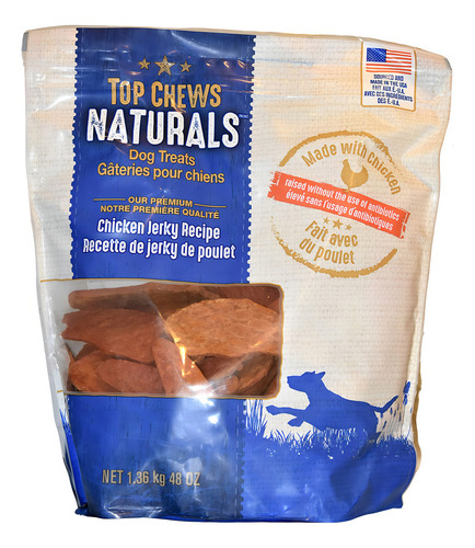 Tyson Top Chews Chicken Jerky 48oz Top Chews - Filetes De Ca