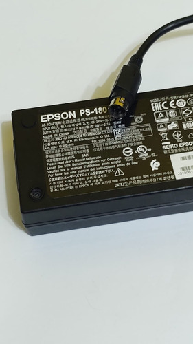 Cargador Epson Ps-180 24v Impresora Termica 3pin-din Redondo