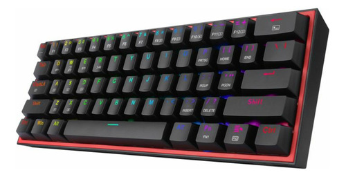 Teclado Gamer Inalambrico Redragon Fizz Pro K616 60 Black