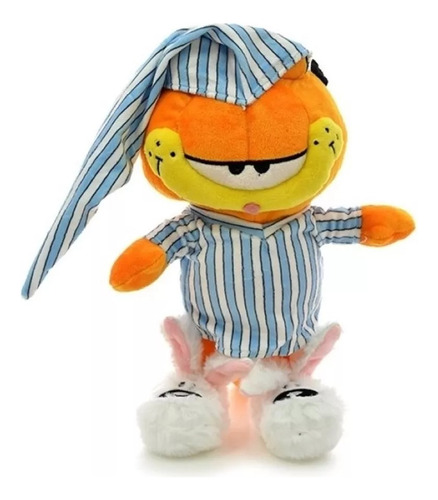 Peluche Garfield En Pijama Original Phi Phi Gigante 40 Cm 