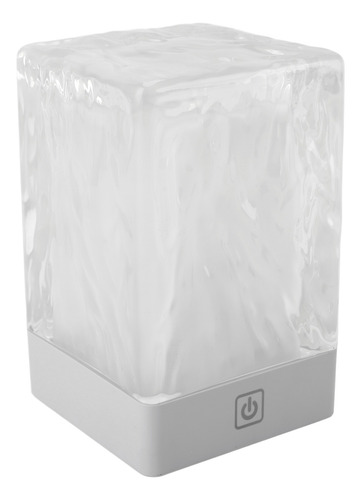Mesa De Cristal Con Control Táctil Led Night 3 Brillantamien