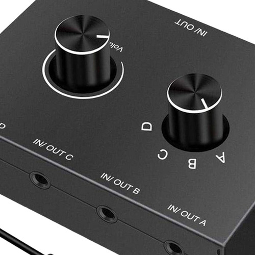 Caja De Conmutador De Audio