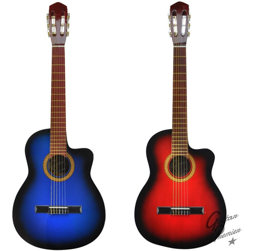 Imagen 8 de 10 de Guitarra Electro Criolla Superior Con Corte Funda Afinador