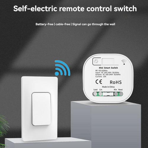 Xt Kit De Interruptor Y Receptor De Luz Inalámbrico