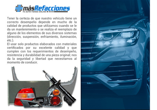 Espejo Derecho E/abatible 8/2 Pines 1500 19 Al 22 Generica
