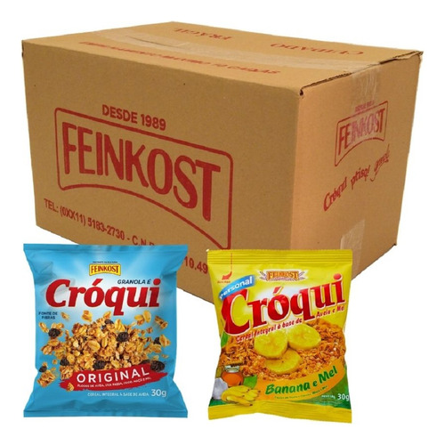 Granola Feinkost Cereais aveia e mel em caixa 1750 g pacote x 1