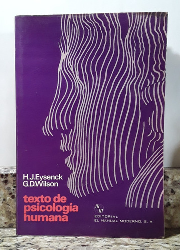 Libro Texto De Psicologia Humana - H. J. Eynseck *