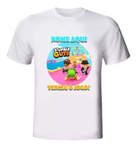 Camiseta Camisa Stumble Guys Gamer Jogo Stumble Infantil e Adulto