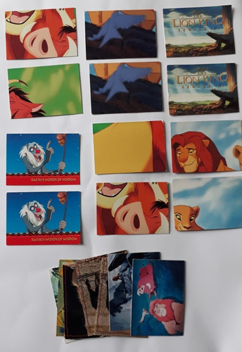 15 Tarjetas El Rey León Serie 2 Skybox Walt Disney 