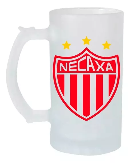 Club Necaxa Liga Mexicana Tarro Cervecero 16oz