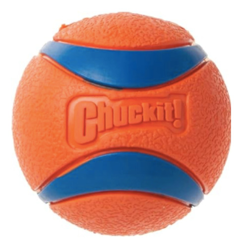 Bola Chuckit Ultra Ball Para Cães, Laranja E Azul - Grande