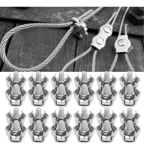 Abrazaderas De Acero Inoxidable Con Clip De Alambre Dúplex M