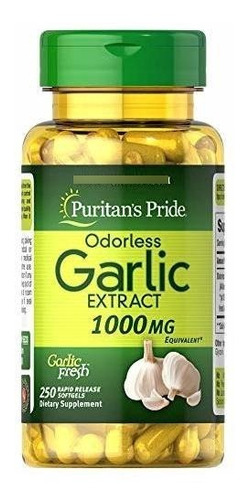 Capsulas De Ajo En Gel De Liberacion Rapida Puritan's Pride