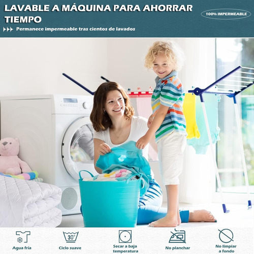 Mrustc Protector Cubre Colchón Impermeable Talla Matrimonial