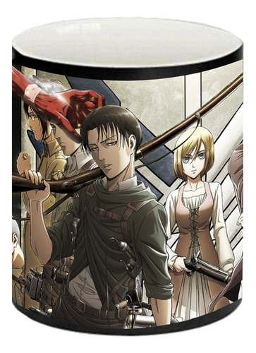 Tazas Magicas Shingeki No Kyojin / Varios Modelo Eren - Levi