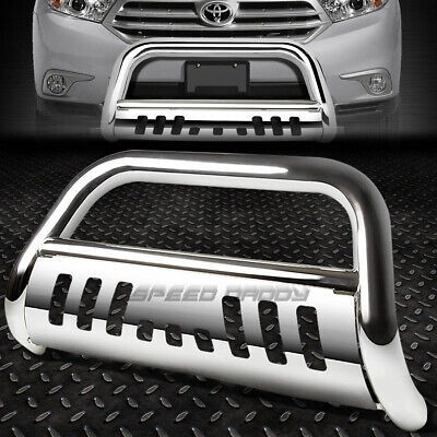 For 08-13 Toyota Highlander Xu40 Chrome 3 Bull Bar Push Spd1