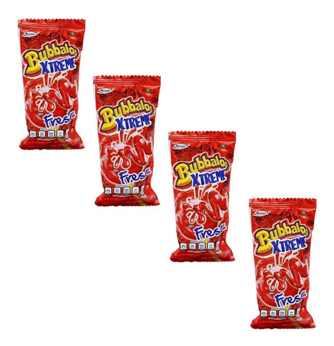 Paleta Bubbaloo Xtreme Fresa 20pz.