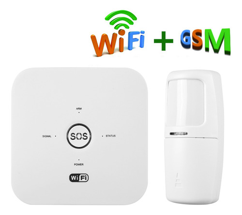 Sistema De Alarma De Seguridad Smart Wifi Gsm Home Pir Para