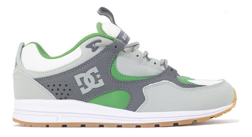 Tenis Dc Shoes Kalis Lite Imp Grey/white/green Original