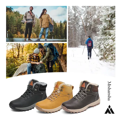 Botas De Nieve Con Aislamiento Mishansha Para Hombre Y Mujer