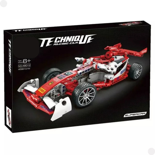 Auto Carreras Rojo Juguete Encaje Desarmable Technique