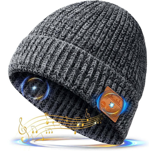 Gorro Con Auriculares Y Microfono Bluetooth 